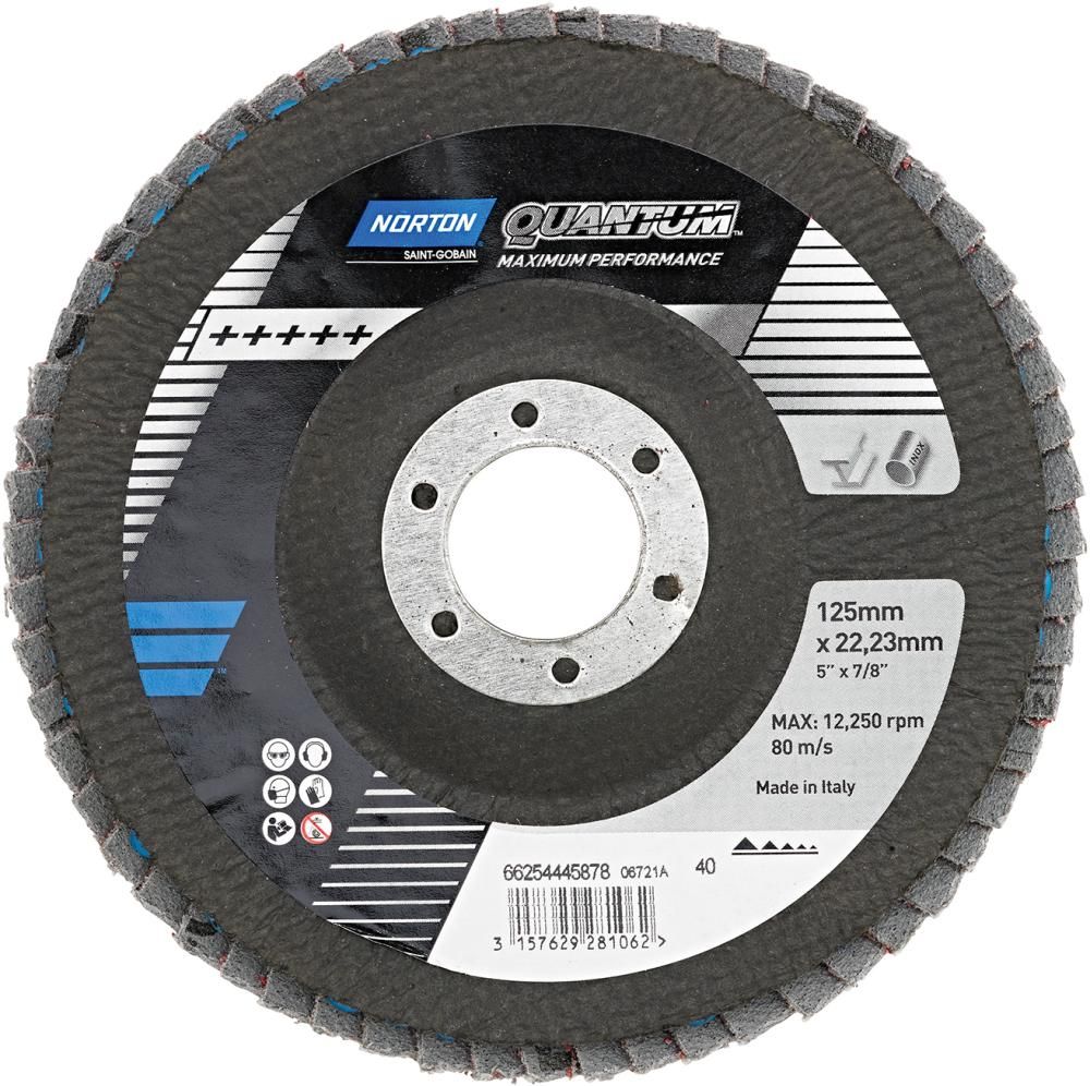 Fächerscheibe Quantum 125 mm P40