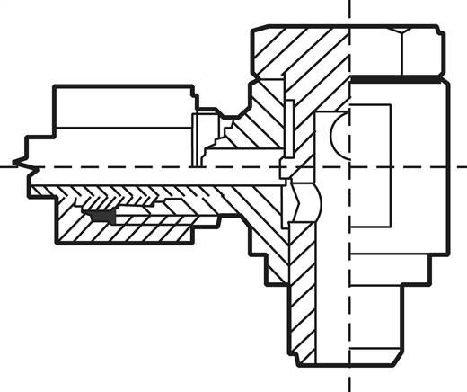 Winkel-Schwenkverschraubung G 1/8"-4 LL (M8x1), Stahl verzinkt