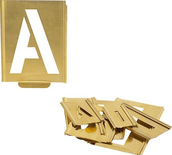 Signierschablone A-Z