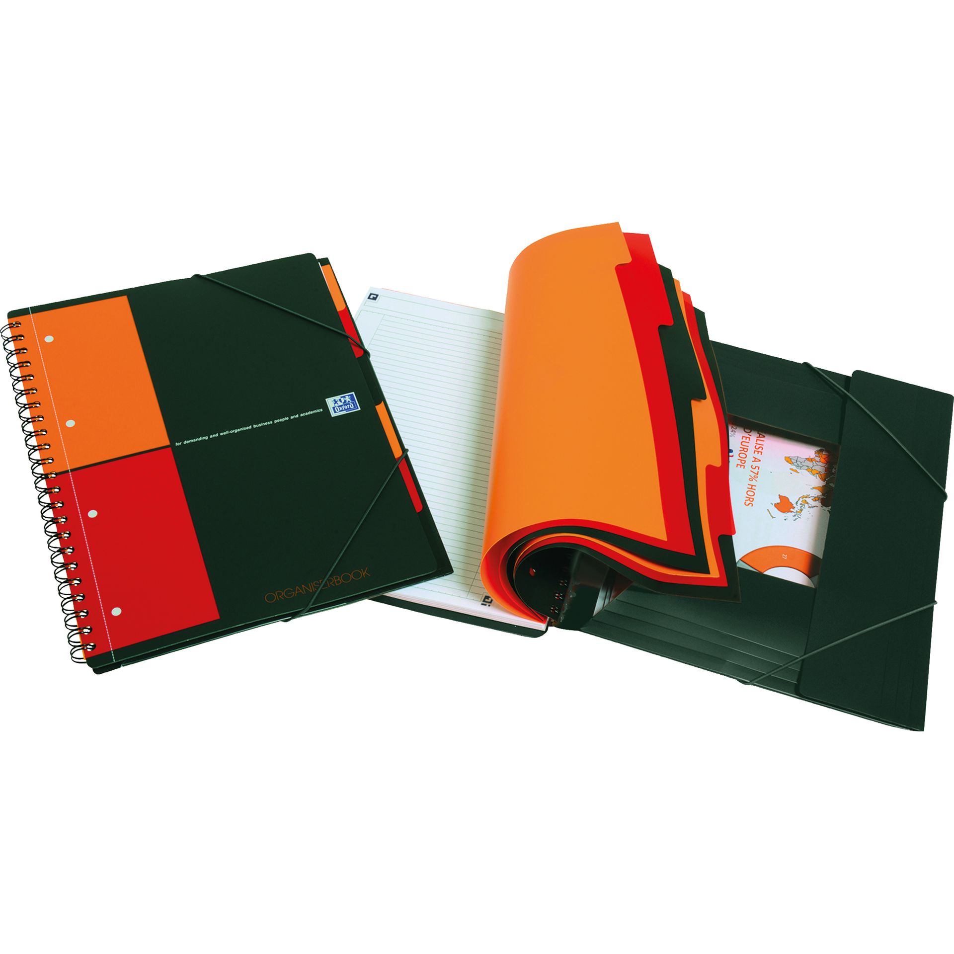 Collegeblock International Organizerbook kariert