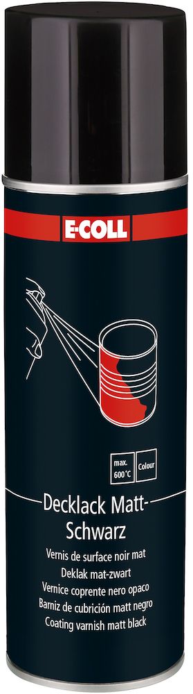E-Coll Decklack 400ml schwarz-matt