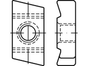 ART 88954 Hakenkopf Gewindeplatte Typ 40/22, M 5 , gal Zn gal Zn S