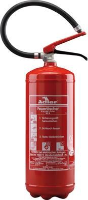 Dauerdruckpulverlöscher 6 kg PDE 6 Adler GLORIA