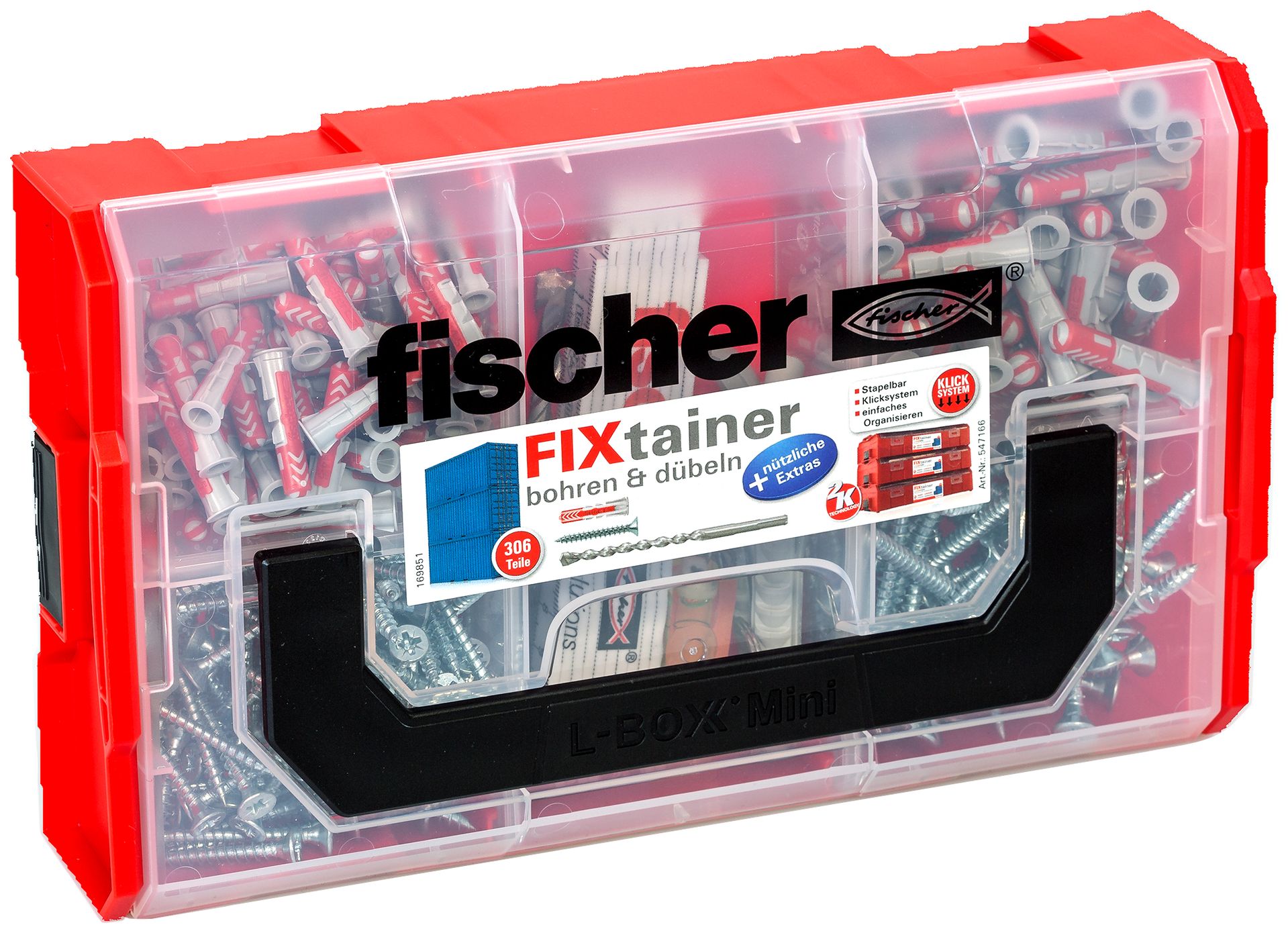 Fischer FIXtainer bohren und dübeln (306)