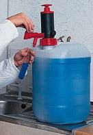 Handpumpe JP-07 rot für alkalische Medien