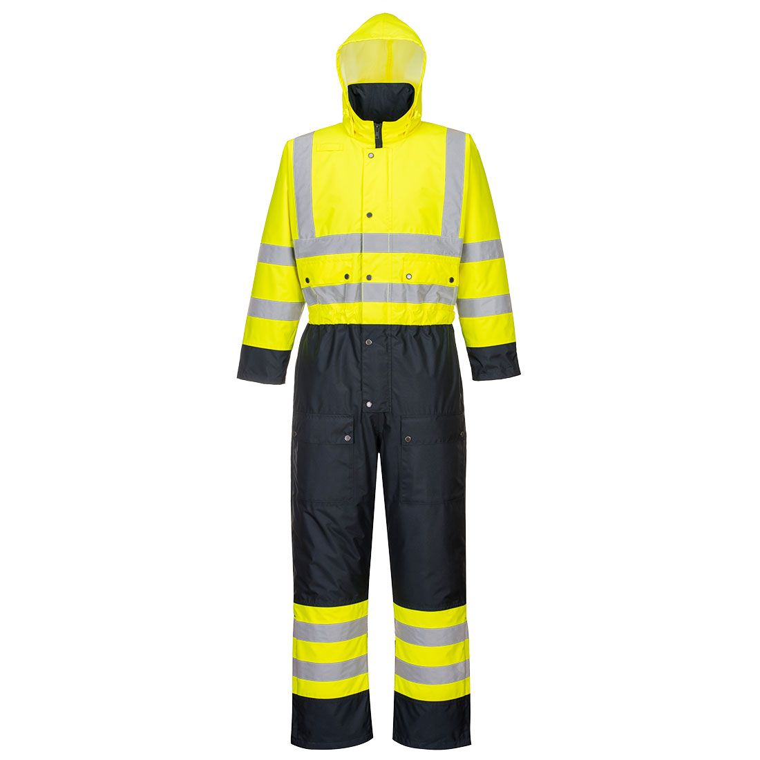 Portwest S485 Warnschutz-Overall, Gelb/Blau, Gr. 2XL
