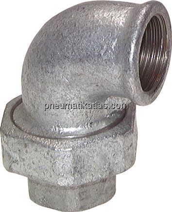 Winkel-Verschraubung flach dichtend Rp 2-1/2" (IG)