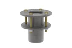 3M™ DBI-SALA® Hohldeck-Basis für beengte Räume, hohe Kapazität, Edelstahl, 8000100