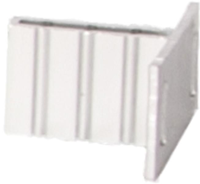 Zaunhalter SILBER, Set mit 8 Stück Aluminium hell eloxiert