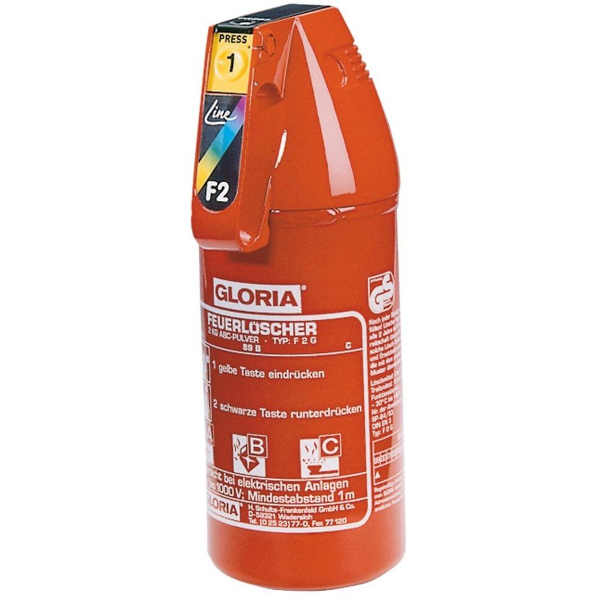 Auto-Pulverlöscher 2 kg F 2 G