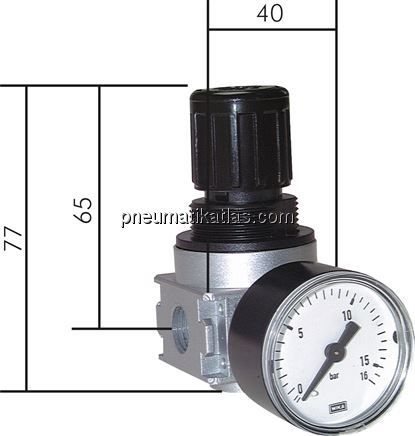 MULTIFIX Druckregler, G 1/8", 0,5 - 10bar, Baureihe 0