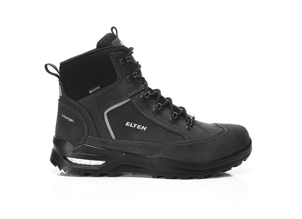 ELTEN RONAN XXF dark WR Berufsstiefel Mid O2 ESD, Grau, Gr. 45