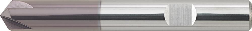 Entgratfräser NC DIN6527 VHM TiAlN 120Grad 4mm FORMAT
