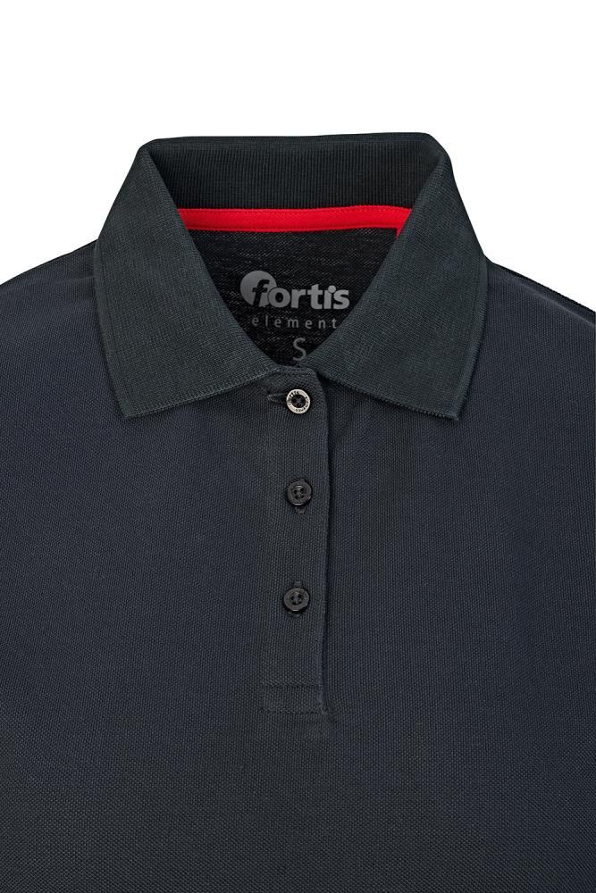 Soft-Poloshirt Damen schwarz Gr. XS FORTIS Elements