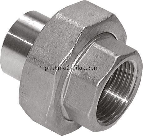 Anschweißverschraubung kon. dicht. Rp 1/4"(IG)-13,5mm