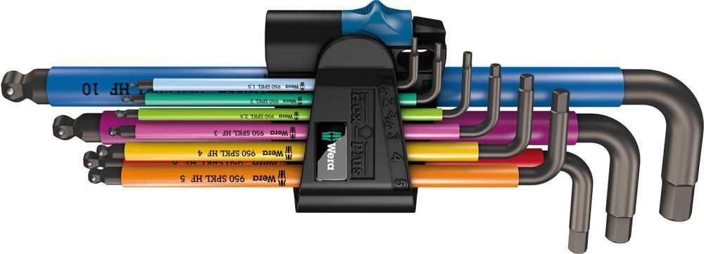 Winkelschraubendreher- Satz Multicolor mit Haltefunktion 9-teilig Wera