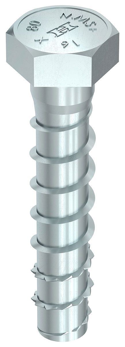 MULTI-MONTI-plus S 16,0 x 80, Sechskantkopf, verzinkt blau, A2K, 25 Stück, VARIANTA-Handwerkerverpackung