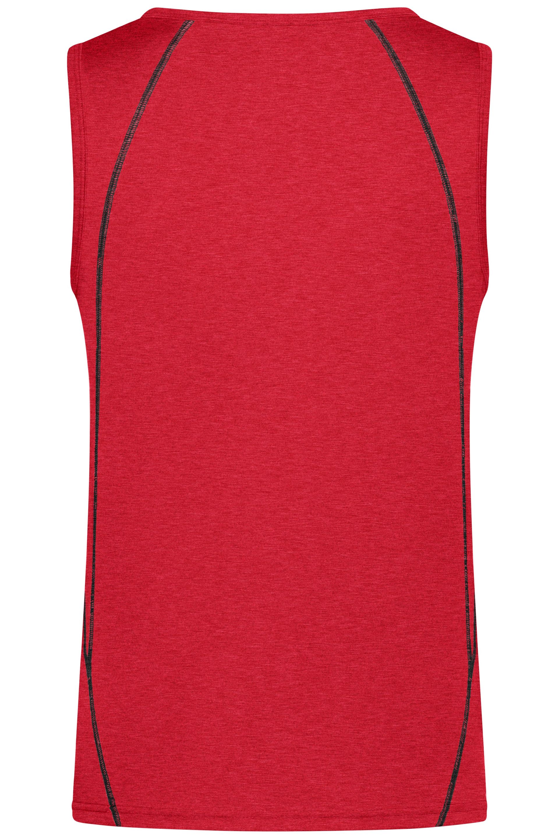 James & Nicholson JN494 Herren-Tank Top, Rot, Gr. M