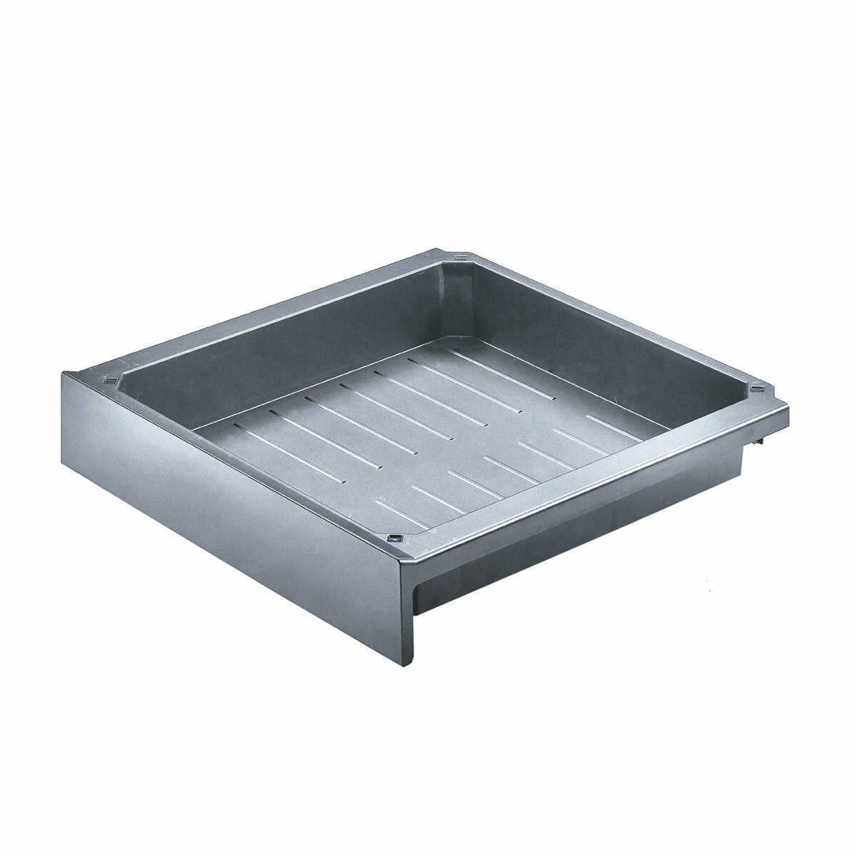 SmarTray Schale, Höhe 60 mm, Aluminium Optik