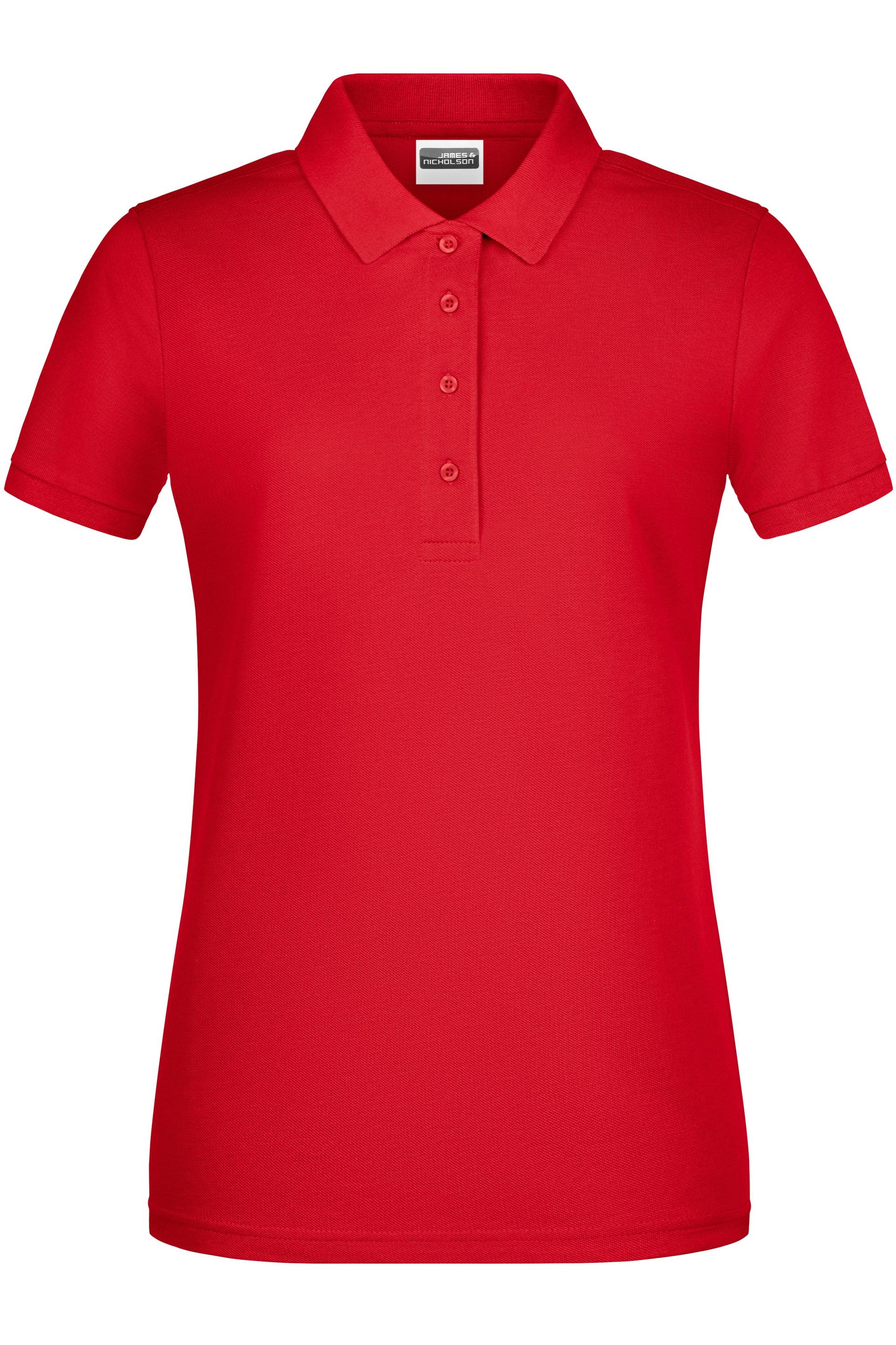 James & Nicholson 8009 Damen-Polo-Shirt, Rot (rd), Gr. XL