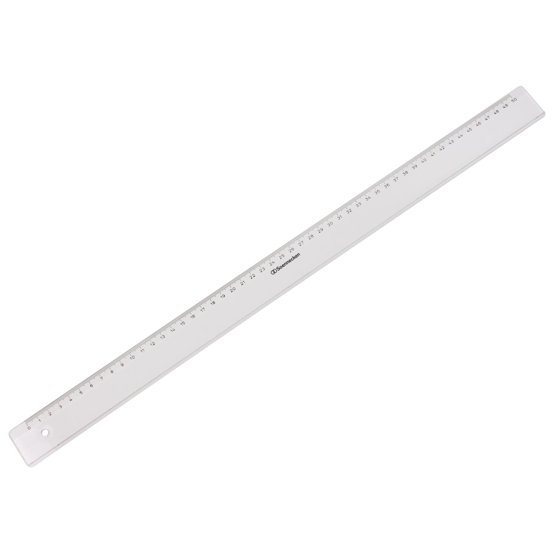 Lineal 50cm Kunststoff transparent