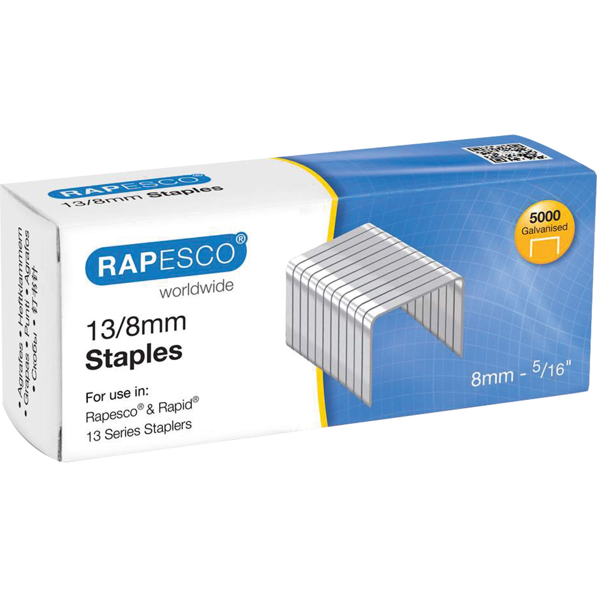 Heftklammer 13/8 verzinkt 5.000 St./Pack.