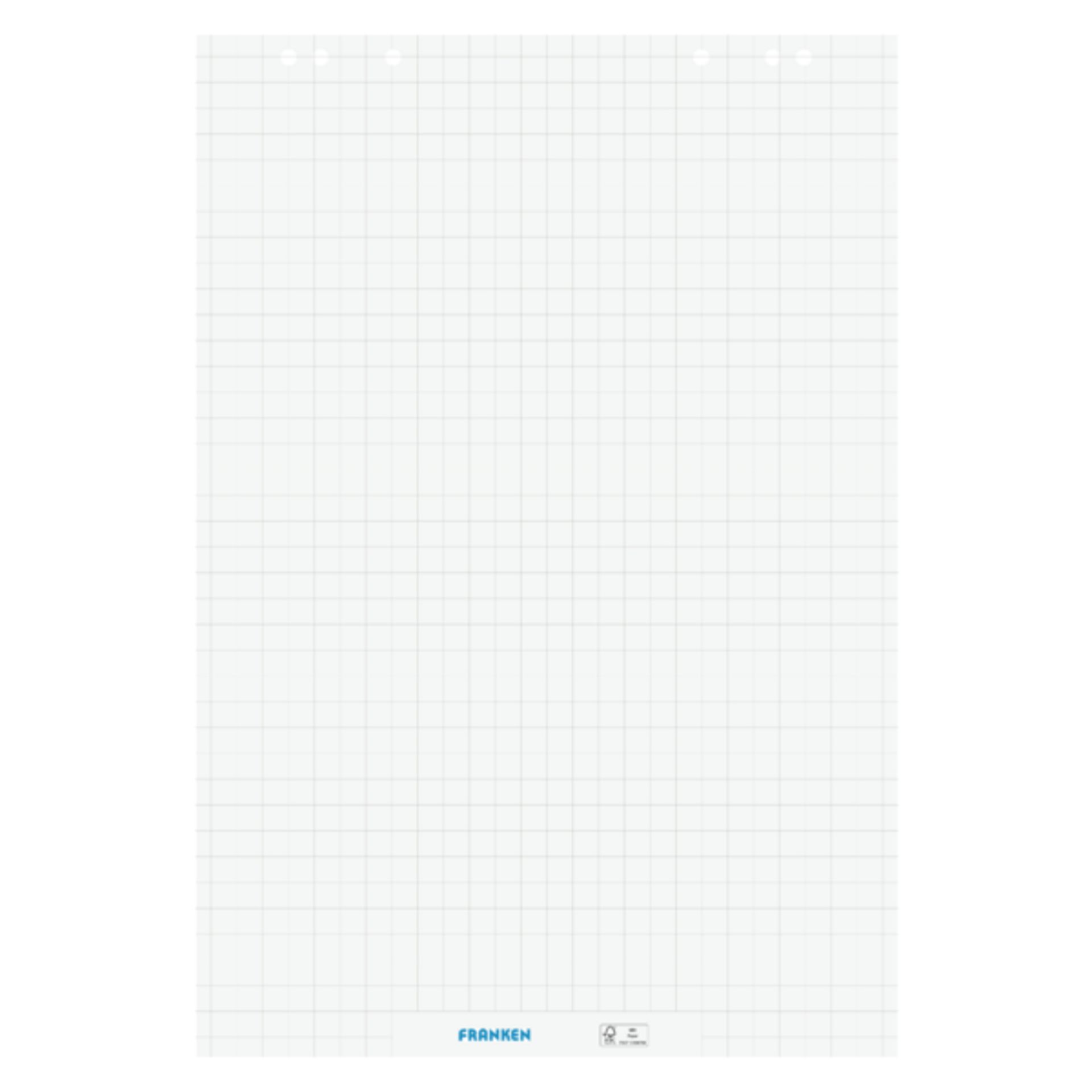 Flipchartblock 98x68cm 20Blatt kariert/blanko 5St.