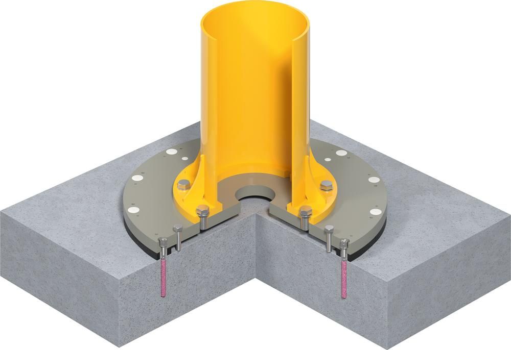 Säulen-Schwenkkran US 250 kg 4895 mm m.E-Zug