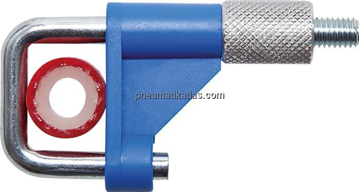 Schlauchklemme, 1 - 10 mm, blau
