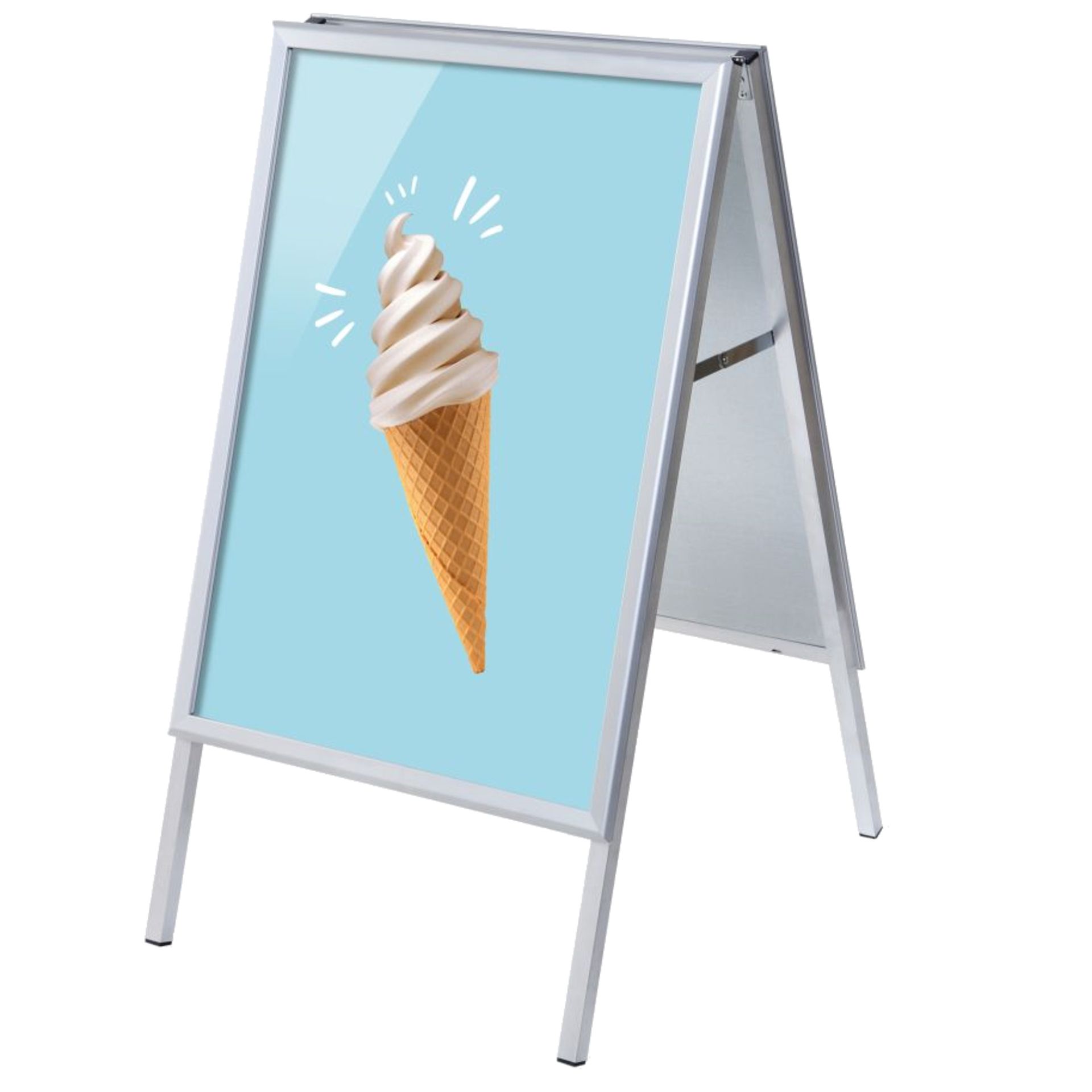 Kundenstopper A1 Set Eis