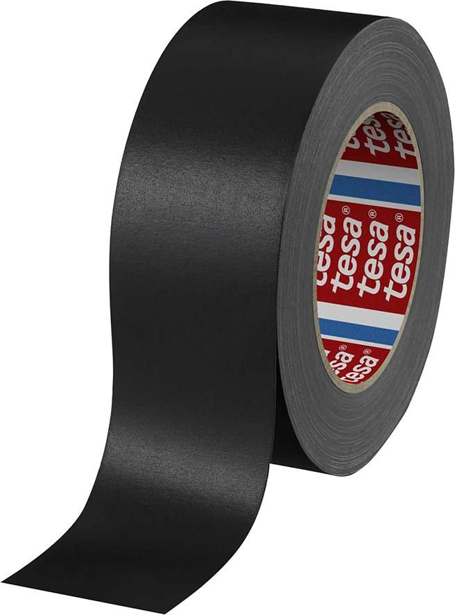 Gewebe-Klebeband 4651-04 kunststoffbeschichtet 25mmx50m schwarz tesa