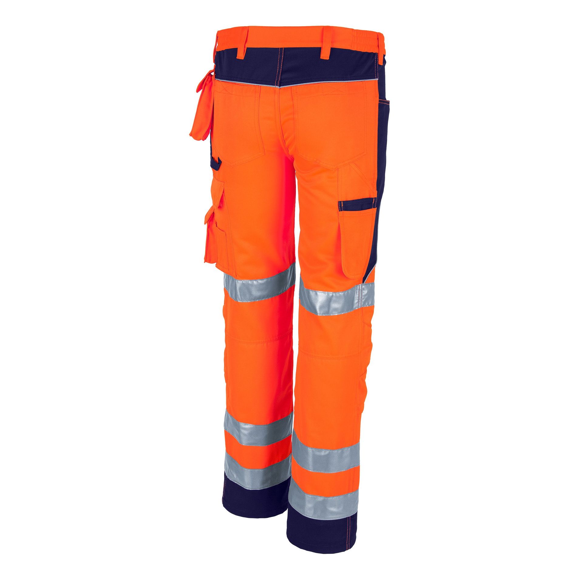 Qualitex Bundhose "PRO WS" PRO WS, warnorange/marine, Gr. 102