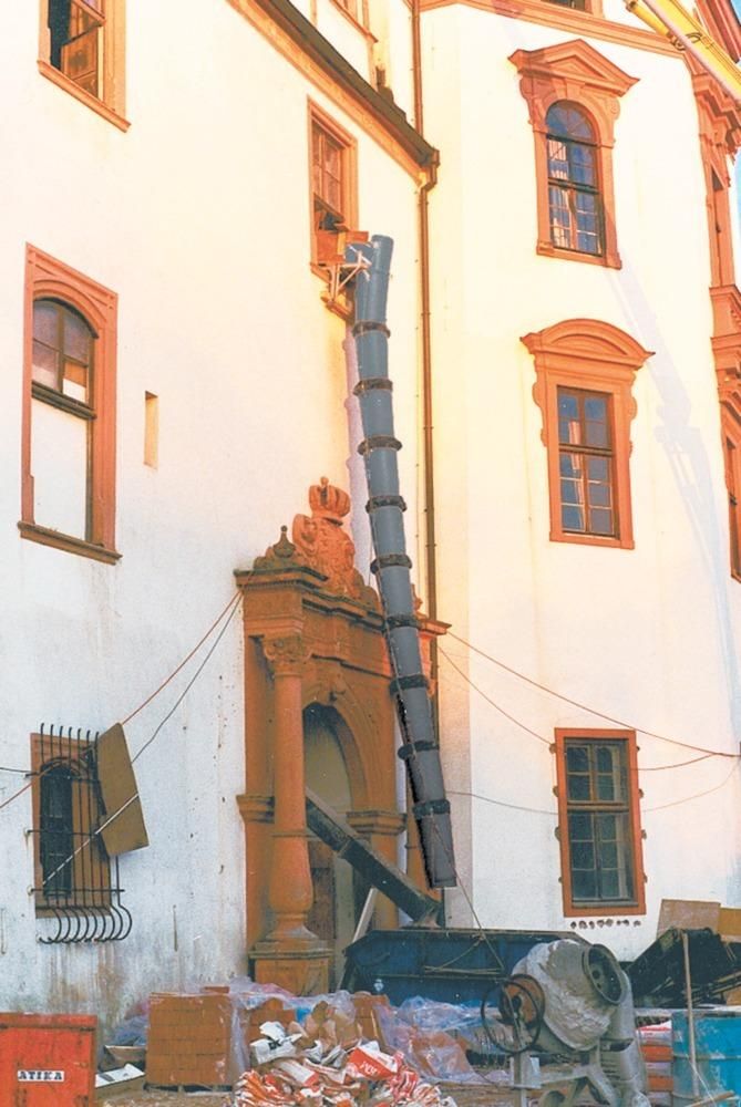 Schuttrutsche schwarz 1,1m müba