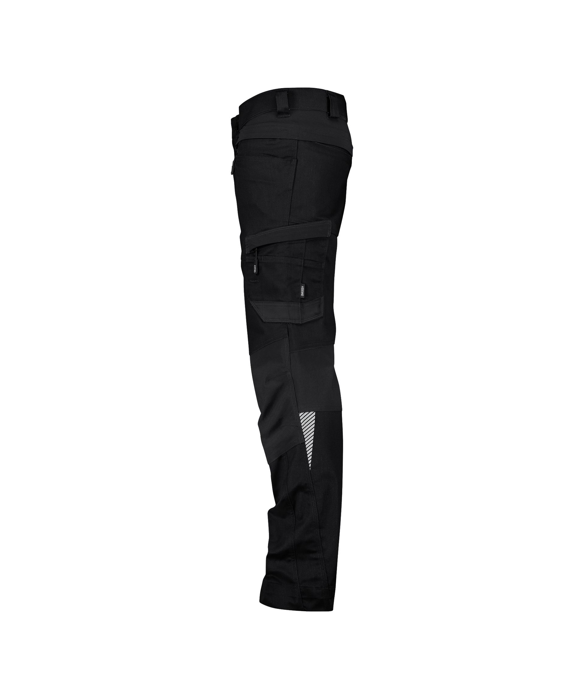 DASSY® Helix Next - Stretch-Arbeitshose - schwarz, Gr. 42