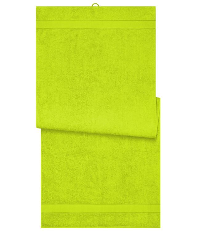 Sauna Sheet Saunatuch im modischen Desgin gelb, Gr. one size