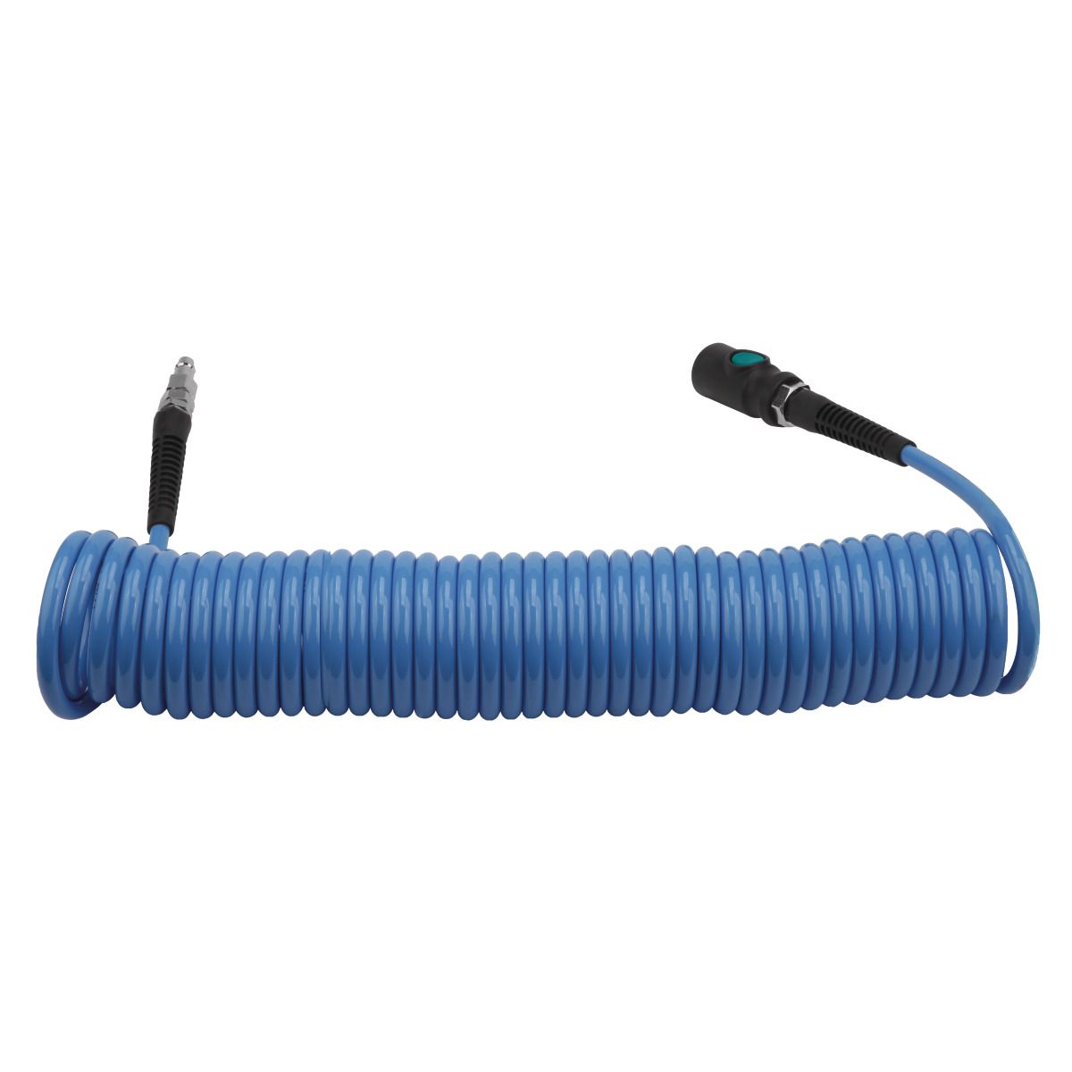 Spiralschlauch Aircraft PU 6,5x10mm 10m mit Einhand-Sicherheitskupplung