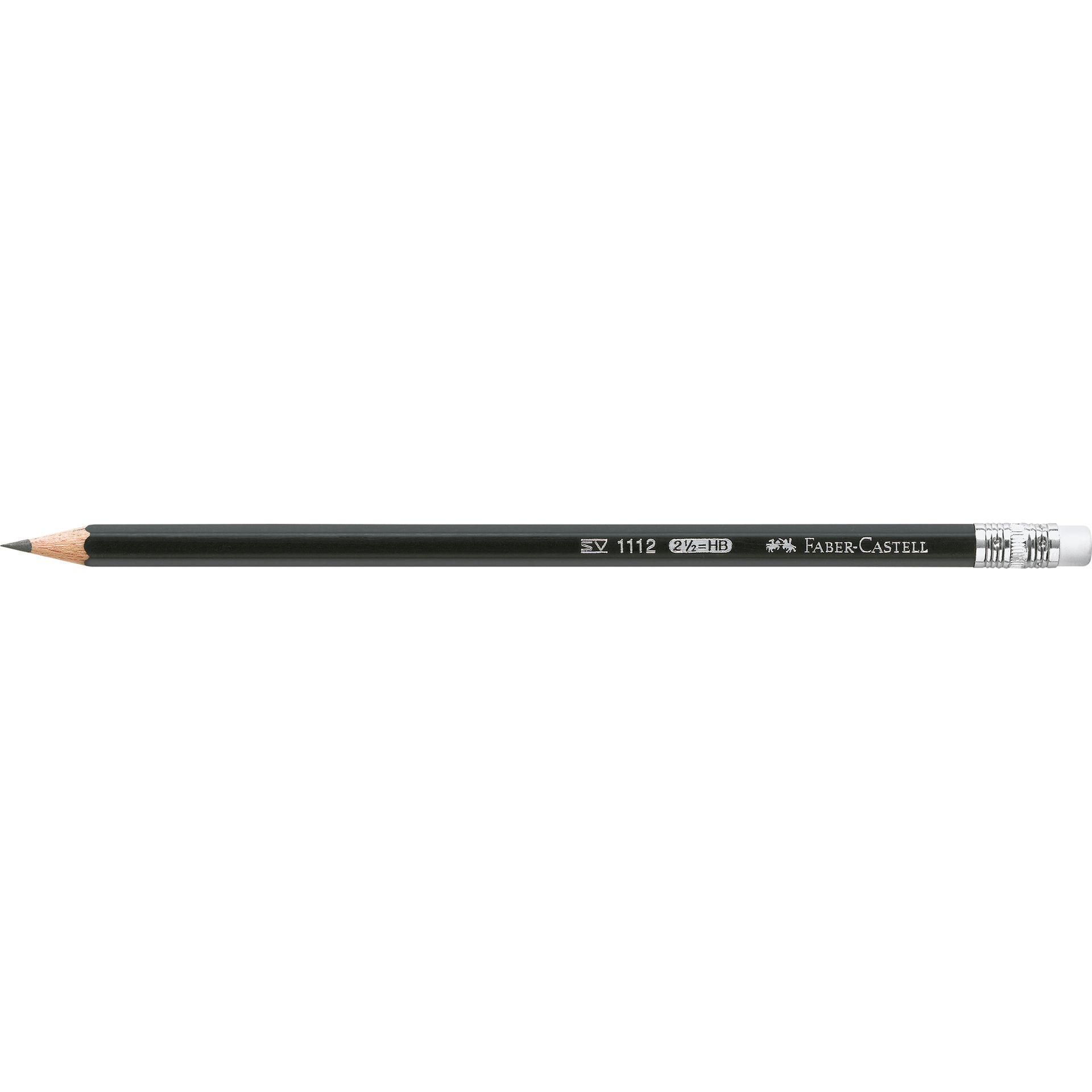 Bleistift mit Gummitip HB sw