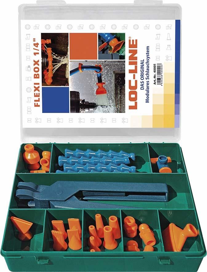 Kühlmittelschlauch-Satz Flexi-Box 27-teilig 1/4" LOC-LINE