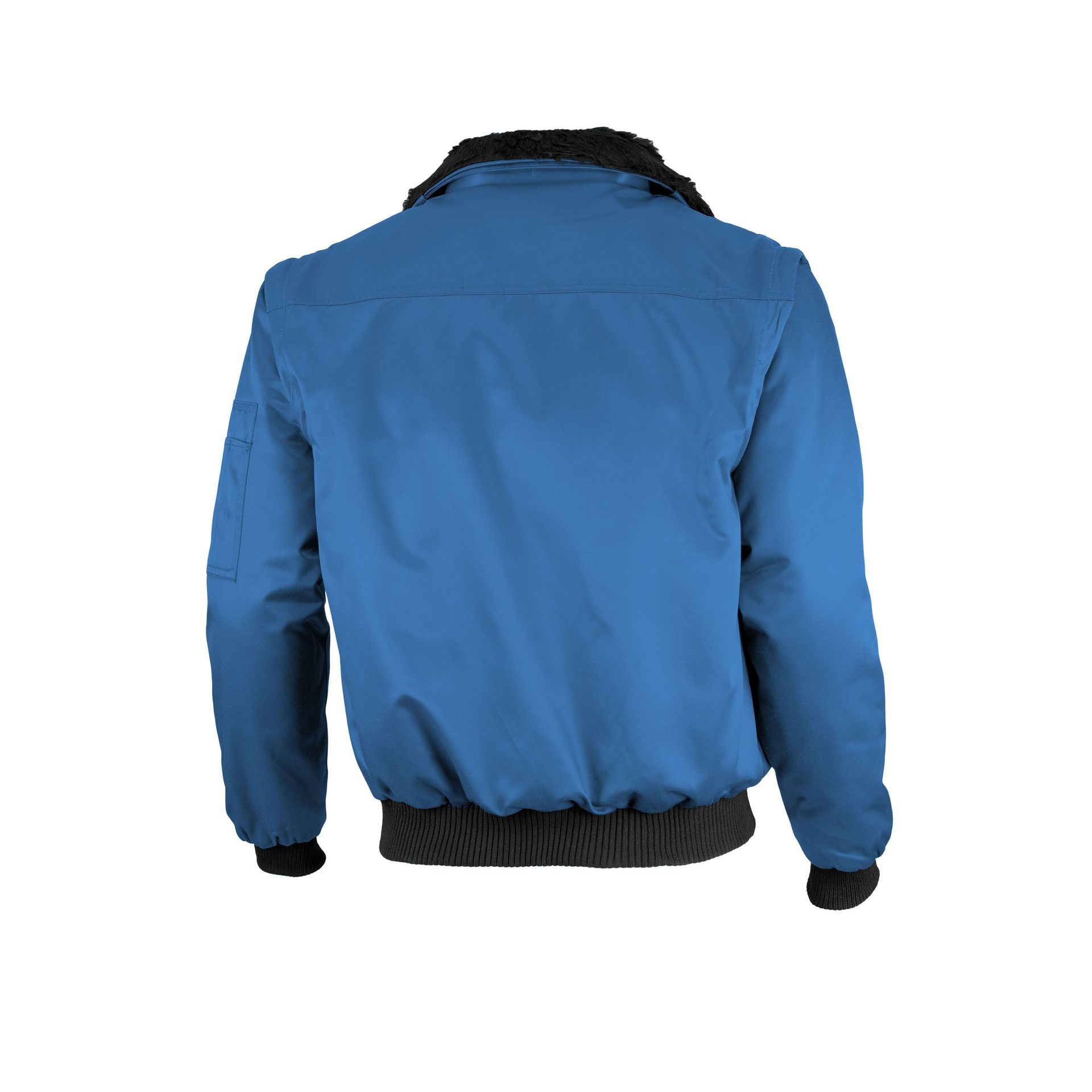 Qualitex Pilotenjacke einfarbig pilotenjacke, royalblau, Gr. S