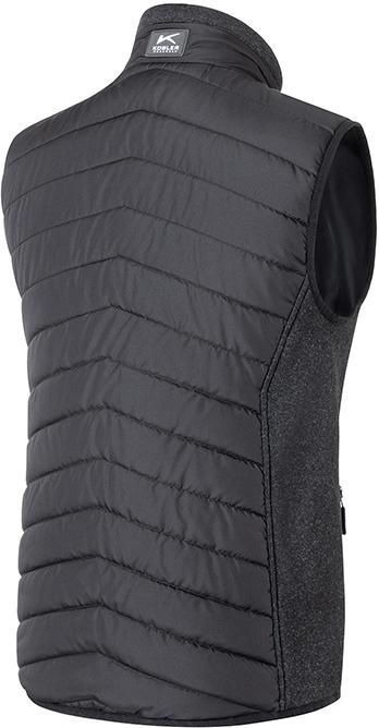 KÜBLER Hybridweste 7342 schwarz/dunkelgrau Gr. XL