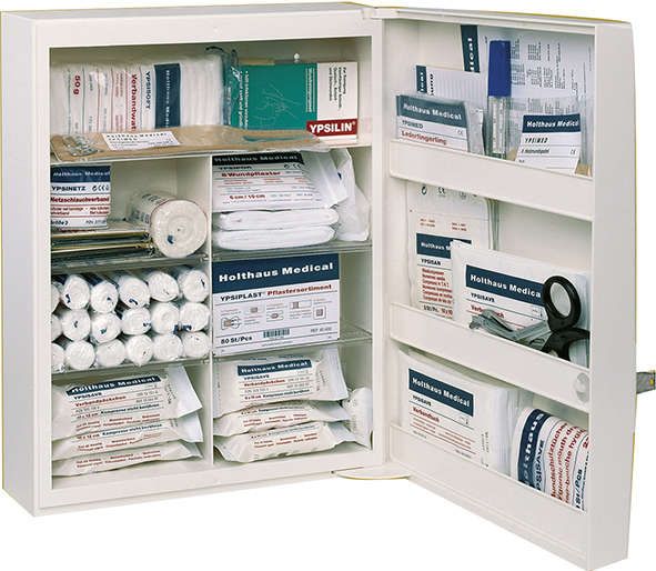 Verbandschrank Famulus, weiß