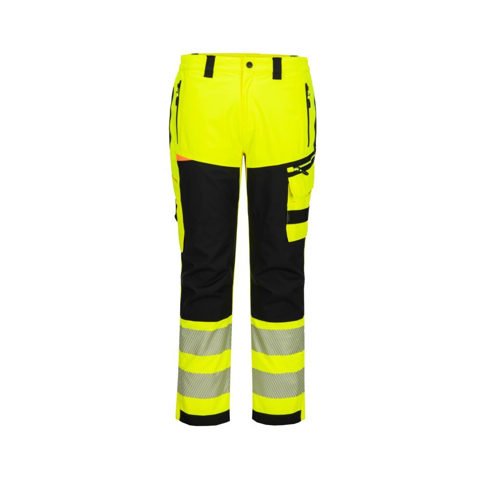 Portwest DX4 Warnschutz-Regenhose, Gelb, Gr. 42