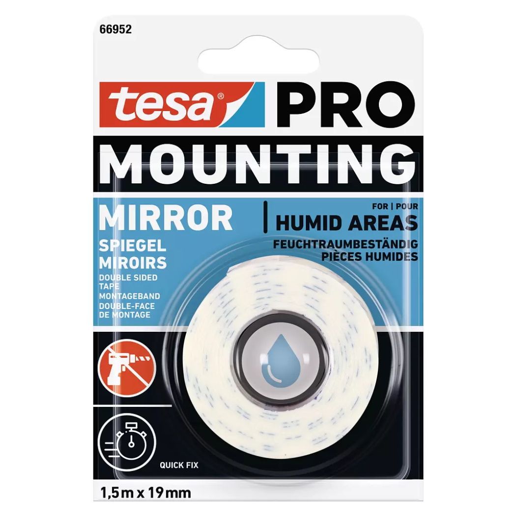 TESA Montageband für Spiegel, "Pro"