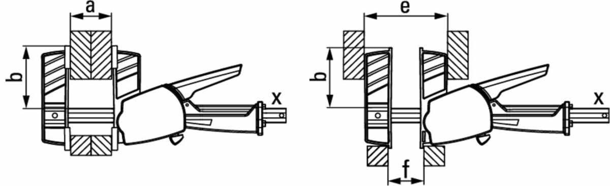 Einhandzwinge DuoKlamp DUO