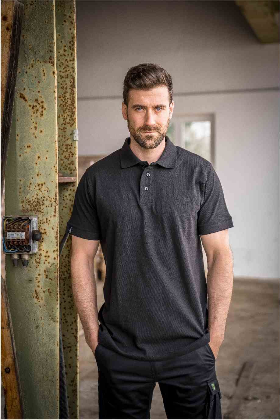 LWU05 · Andi, Polo-Shirt Classic Line schwarz, 4XL Leibwächter