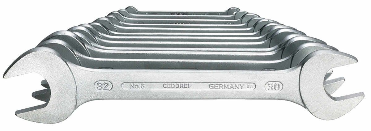 6-120 Doppelmaulschlüssel-Satz 12-teilig 6-32 mm