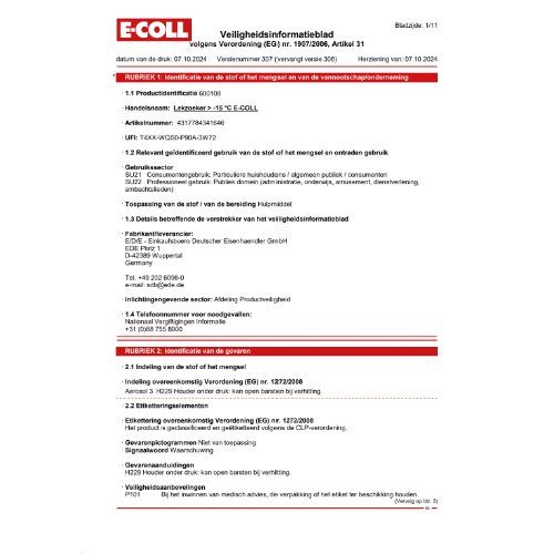 Leckfinder bis -15C 400ml E-COLL