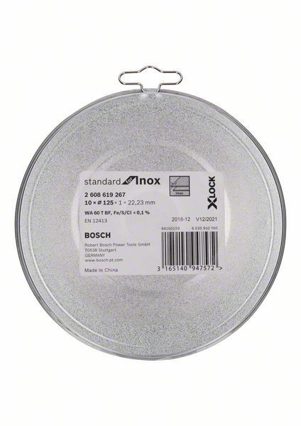 Bosch X-LOCK Trennscheibe Standard for Inox