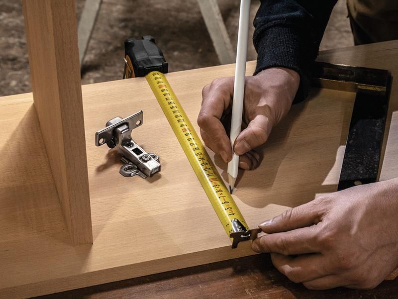 STABILA Taschenbandmaß BM 300, 5 m, metrische Skala