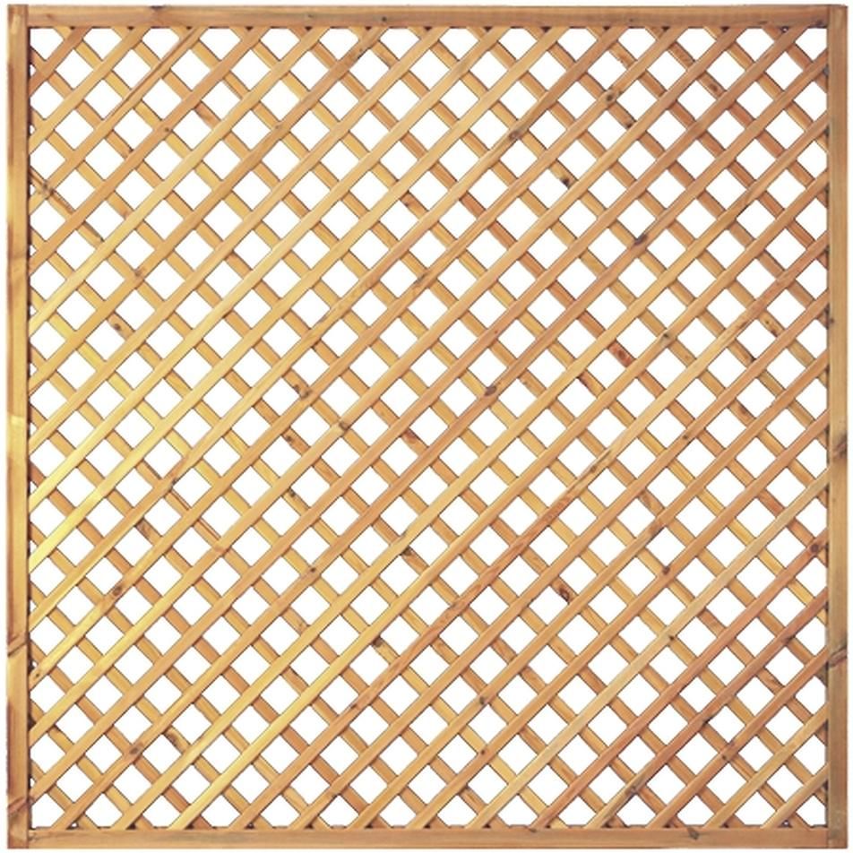 Diagonal-Rankzaun 180 x 180 cm MW 6 x 6 cm,Leisten 12x30mm, genageltRahmen 45/45 mm, kdi grün